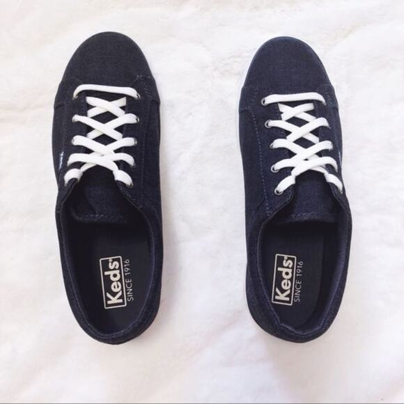 Keds Blue Maven Lace-Up Fashion Sneakers - Picture 7 of 8